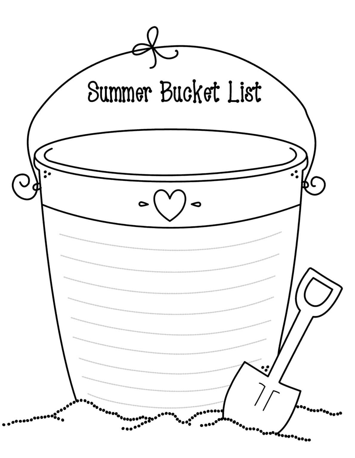 Summer Bucket List Múinteoir Valerie