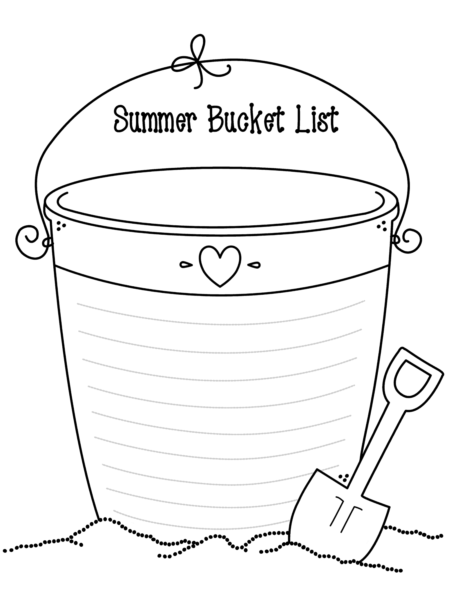 Summer Bucket List