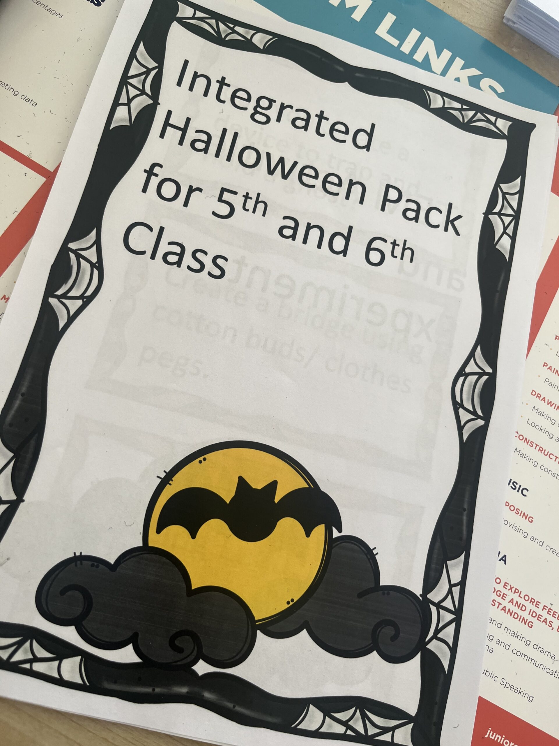 bumper halloween resource pack 5th and 6th class