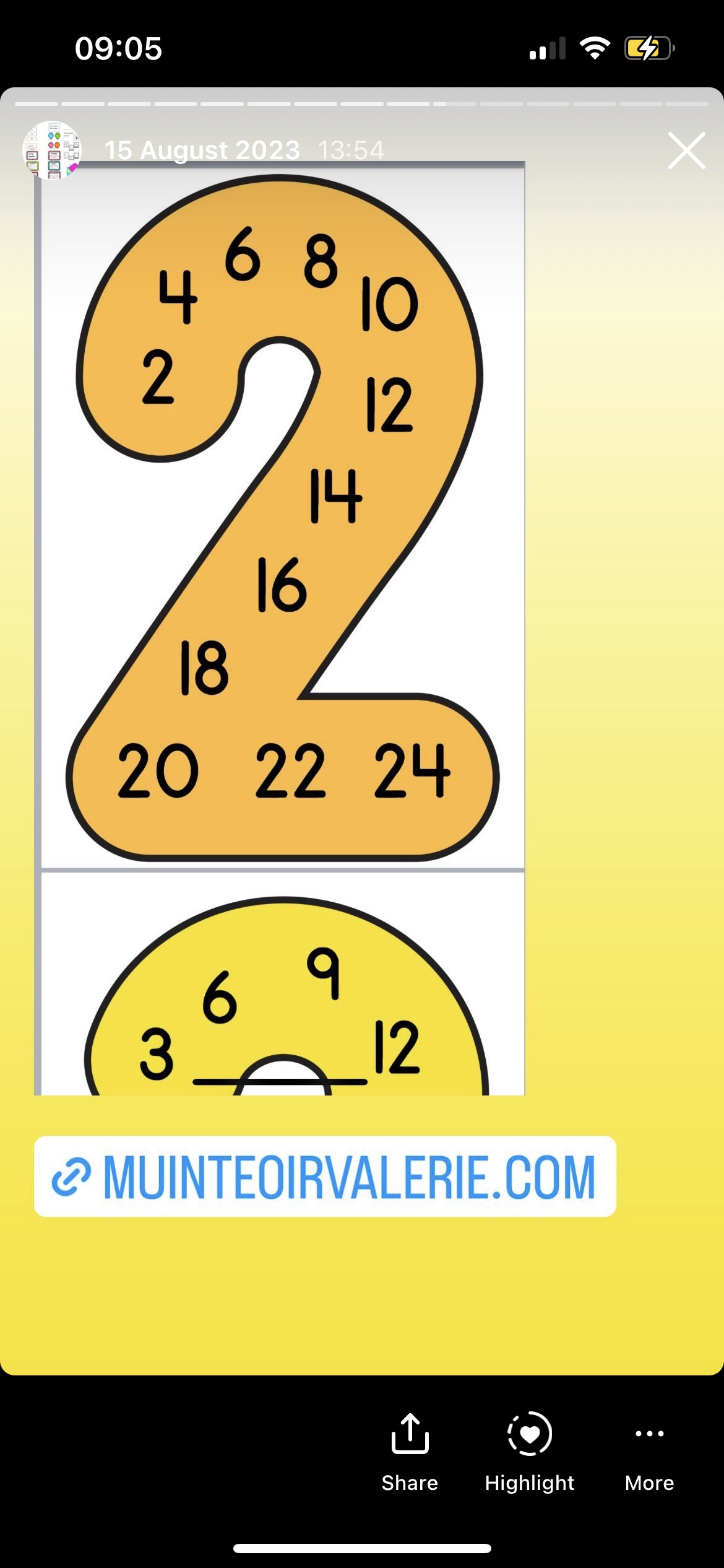 multiplication display freebie