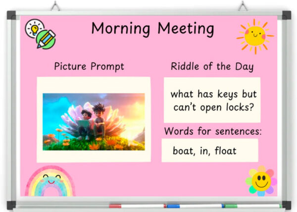 junior classes morning starter slides
