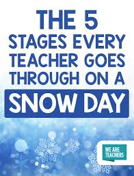Day Two: The Stages of Reaction to a Snow Day